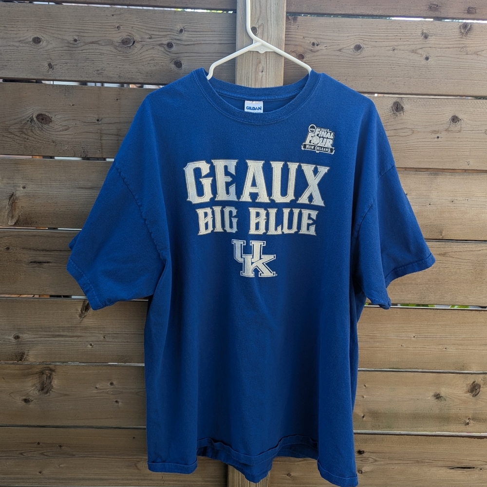 2012 Kentucky Wildcats NCAA Final Four T-Shirt – Geaux Big Blue – XXL